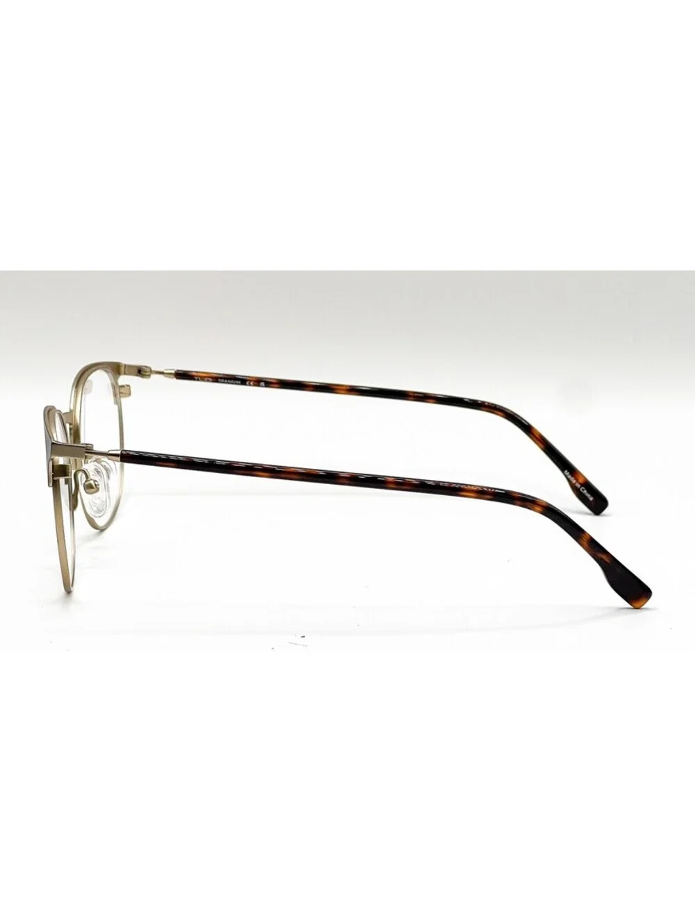 Tlg NU079 C02 Brown Rectangle Authentic Eyeglass Frames 51-19-140
